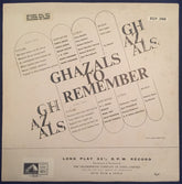Various - Ghazals To Remember (Vinyl)